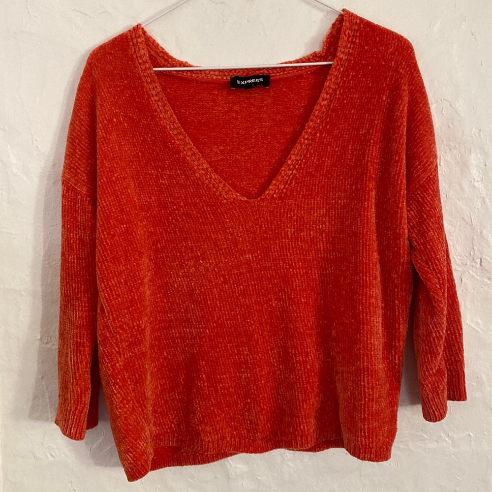 Express oversized knit sweater